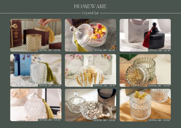 Jual Crystal Jar Aesthetic 2 - Custom Desain dari Red Ribbon Gift