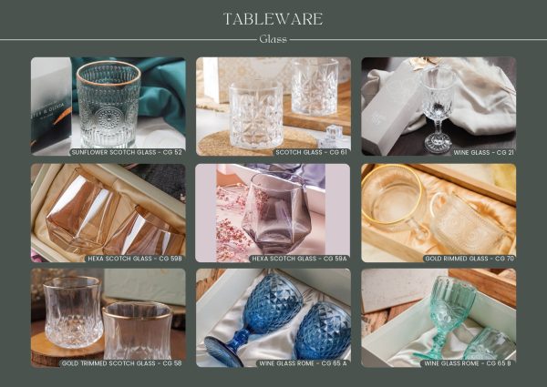 Jual Souvenir Glass Tableware Premium 2 dari Red Ribbon Gift