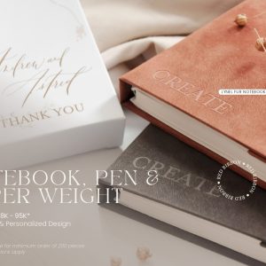 Jual Souvenir Notebook, Pen, Paper Weight 1 dari Red Ribbon Gift