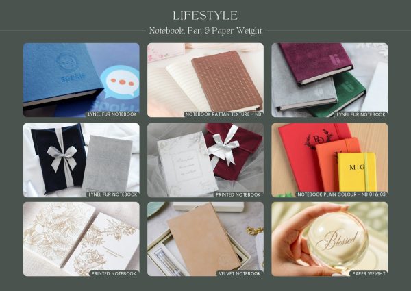 Jual Souvenir Notebook, Pen, Paper Weight 2 dari Red Ribbon Gift