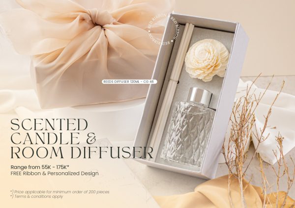 Jual Souvenir Scented Candle & Room Diffuser 1 dari Red Ribbon Gift