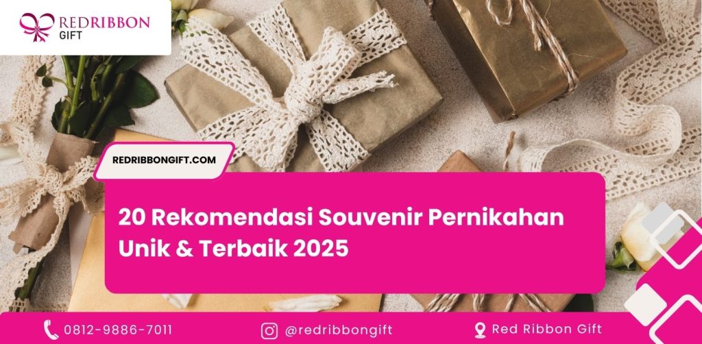 20 Rekomendasi Souvenir Pernikahan Unik & Terbaik 2025